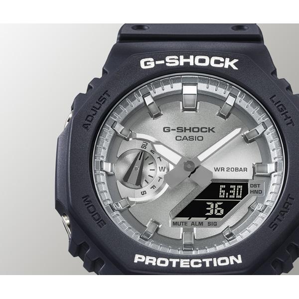 Casio Мужские часы G-SHOCK GA-2100SB-1AJF [цветная модель серии G-SHOCK GA-2100] круглые черные
