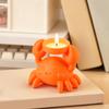 Фигурка маленького животного 3D-печать Краб Подсвечник, Милый Улыбающийся Свеча Декор для стола Орнамент на морскую тематику для спальни Домашней вечеринки Реквизит Морской