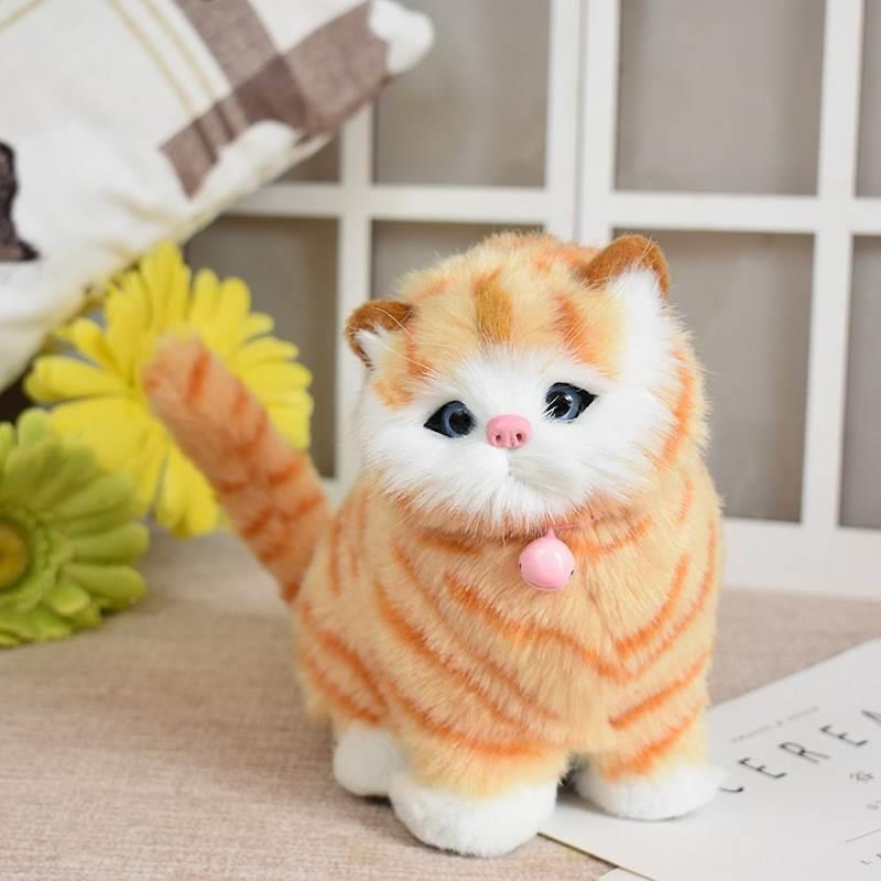 Милая подушка для кошки, милая имитация кошки, кукла из ткани, плюшевая кукла, успокаивающий подарок для девочки