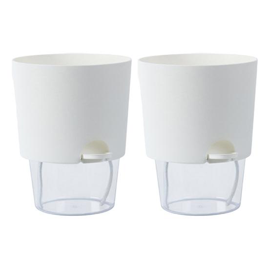 Цветочный горшок Yousheng с дренажными отверстиями, отверстием для залива воды, автоматическим самополивом, гидропонным цветочным горшком, прозрачным основанием, гидропонной посадкой