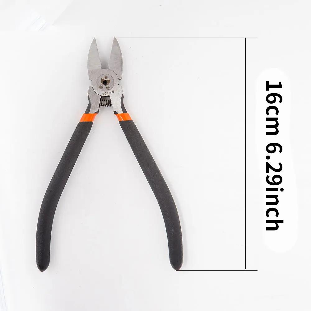 6-Inches Wire Cutters Heavy Duty Snips Flush Cut Side Cutters Pliers Metal Cutting Tool for Crafting Floral Artificial Flowers