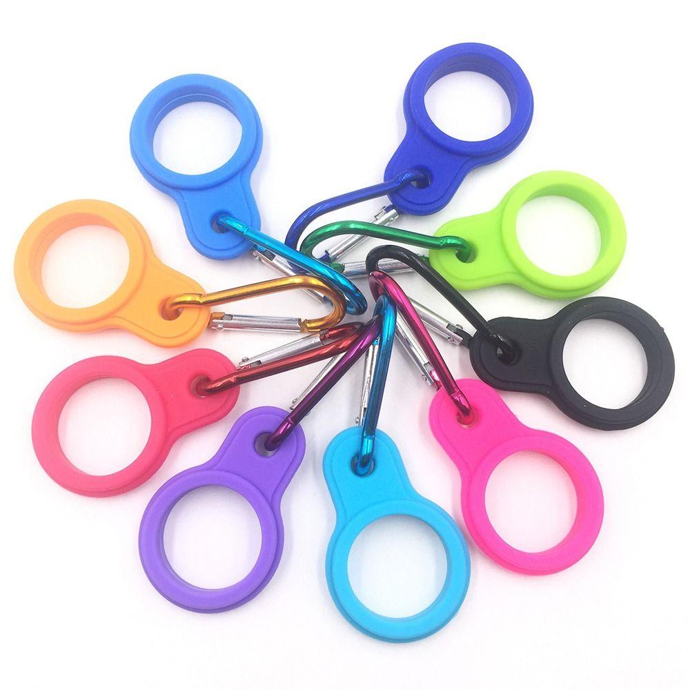 Аксессуары для инструментов Резиновые пряжки Крючок Карабин для отдыха на природе Спортивная пряжка для чайника Держатель для бутылки с водой