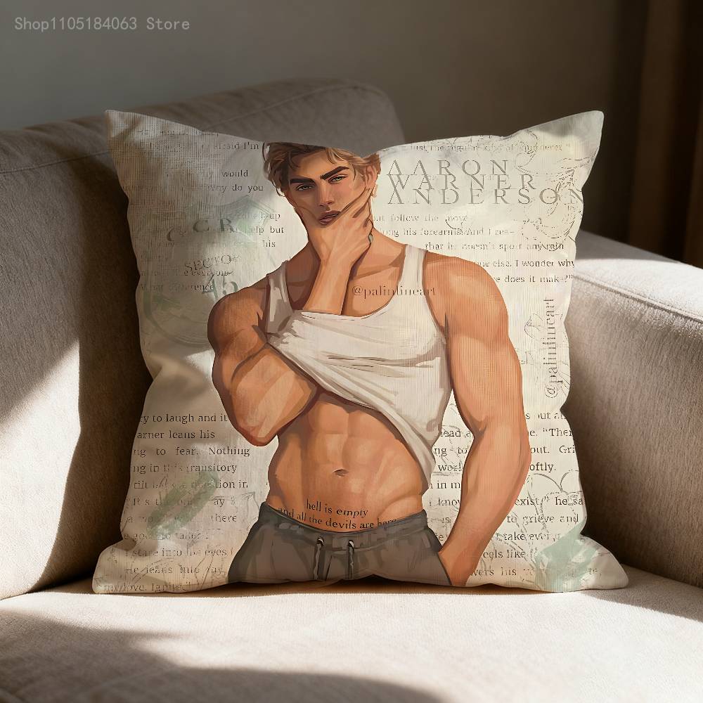 Aaron Warner S-Shatter Me Pillow Case For Sofa Decor Car Office Room Printing Cushion Cover Decorations And Protector