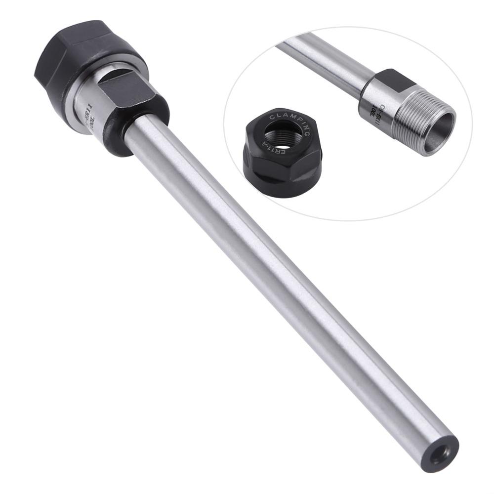 100L Length Collet Chuck Holder Straight Shank Straight Shank Chuck Holde Lathe Processing