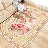 Великолепный ковер с розовыми розами для гостиной, домашнее украшение, коврик для диванной зоны, нескользящий коврик, мягкий напольный коврик, коврик для декора спальни