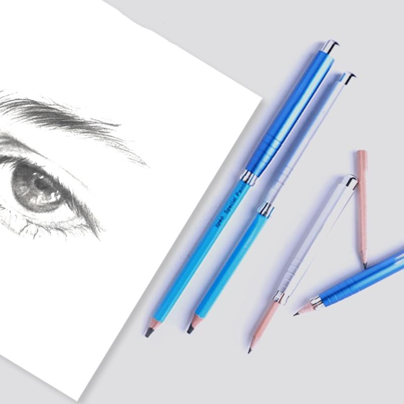 Retractable Metal Pencil Extender for 7-7.8MM Diameter Pencil Pencil Lengthener For Students Children Writing Aid