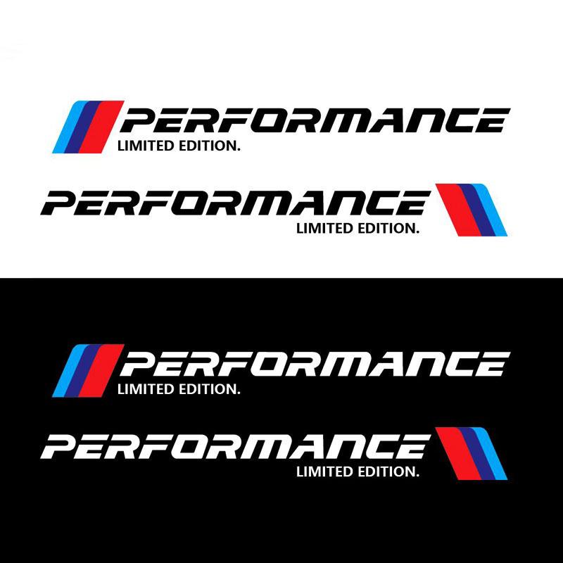 2 шт. Наклейка на кузов автомобиля Mperformance для BMW E30 E36 E39 E46 E60 E61 E64 E70 E71 E85 E87 E90 E83 F10 F20 F30 E80 M3 M5