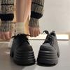 Women S Thick Sole Lace Up Casual Shoes