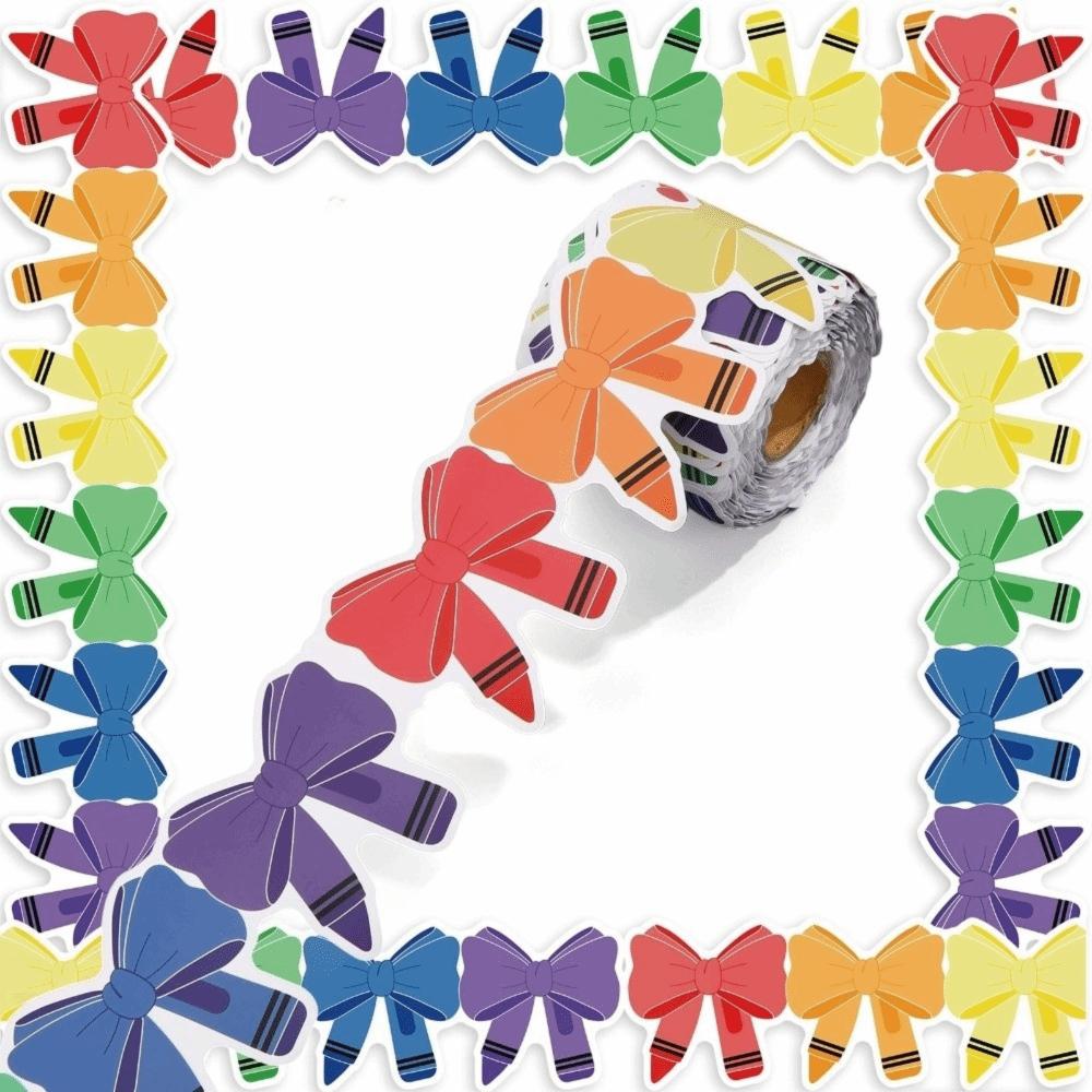 Self-Adhesive Bulletin Board Trim Blackboard Decorative Stickers for Classroom Decorations