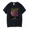 Винтажная Одежда Футболка Группы Malevolent Creation Десять Заповедей Смерть Металл винтаж Стиранный Топ Для Повседневной Носки Немного