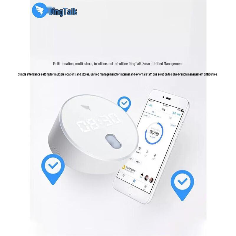 Машина для учета рабочего времени по отпечаткам пальцев DingTalk M1 Pro, вилка CN (адаптер в комплекте)