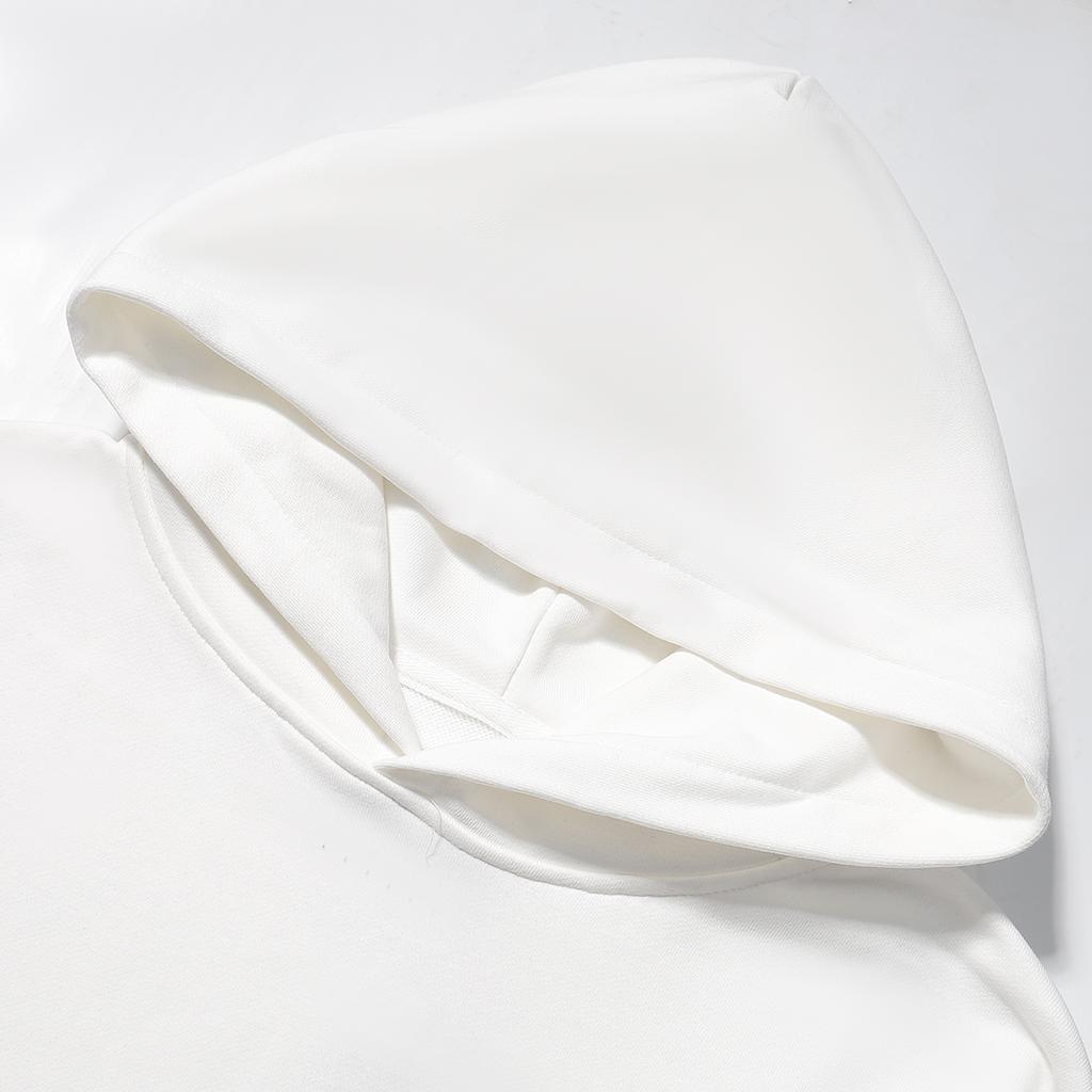 887 Amiri весна-осень свободная толстовка большого размера из тонкого высококачественного хлопка с капюшоном для пары