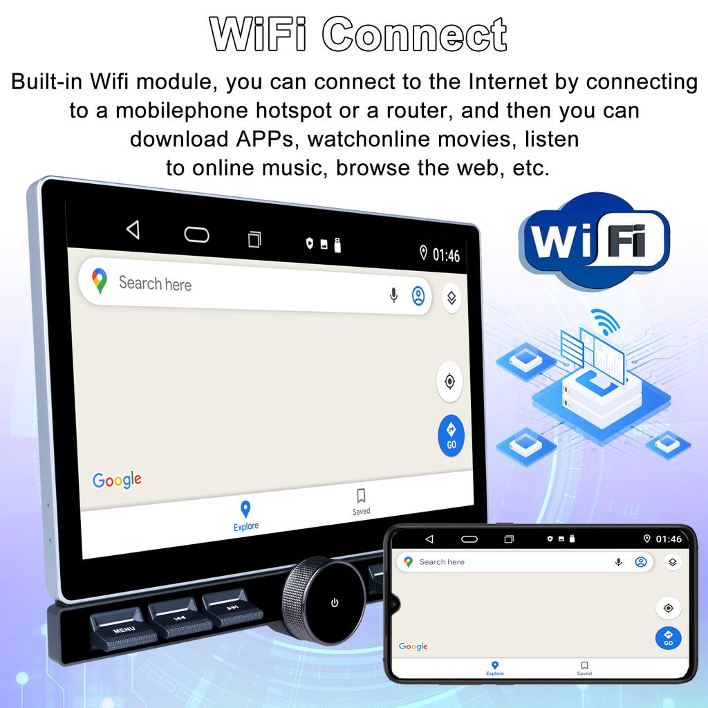 11,8-дюймовый Android Auto Car Radio Универсальный мультимедийный видеоплеер BT GPS навигация 4G Carplay Stereo 2din Autoradio 2K экран