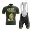 Man's Cycling Jersey Set  Turtle Cycling Team Summer Short Sleeve Mountain Bike Bicycle Sportswear MTB Maillot Ropa Ciclismo