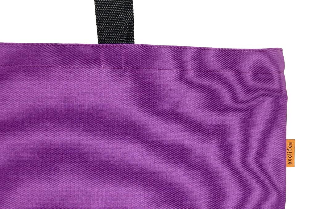 A3 Горизонтальная Эко-сумка Ластовица 10см Сделано в Японии Расчетный вес 5кг Слабая водоотталкивающая парусина 8 55см 30мм [Ecolife] 16.5л Нет. (Фиолетовый, Ширина)