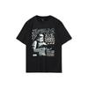Li Ning X Star Wars Collaboration спортивная повседневная футболка с круглым вырезом и коротким рукавом мужская футболка черная AHSR335-2
