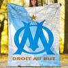 1pc Marseille Theme Blanket - Digital Print, Polyester, Cozy for All Seasons, Perfect for Outdoor, and Travel