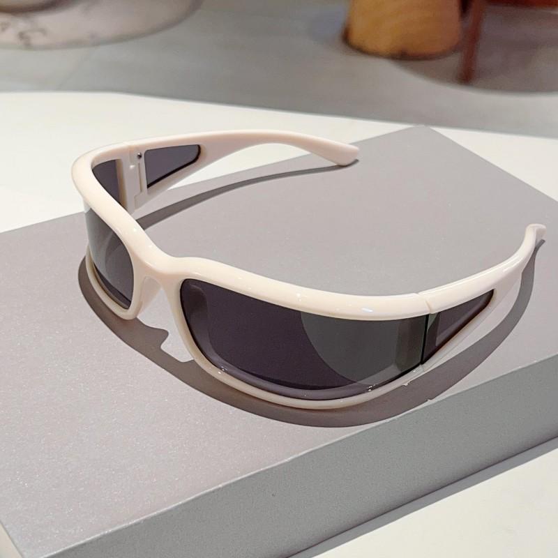 Спортивные солнцезащитные очки Y2k Мужские Новые в обертке Круглые Защитные Велосипедные Очки Женские Модные Защита от УФ-лучей Ветрозащитные Солнцезащитные очки