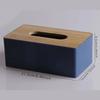 Креативная прямоугольная коробка для салфеток Отели Гостевые дома Высококлассная деревянная крышка Бумажная коробка Дом Мультифу Хранение мобильного телефона Бумажные коробки