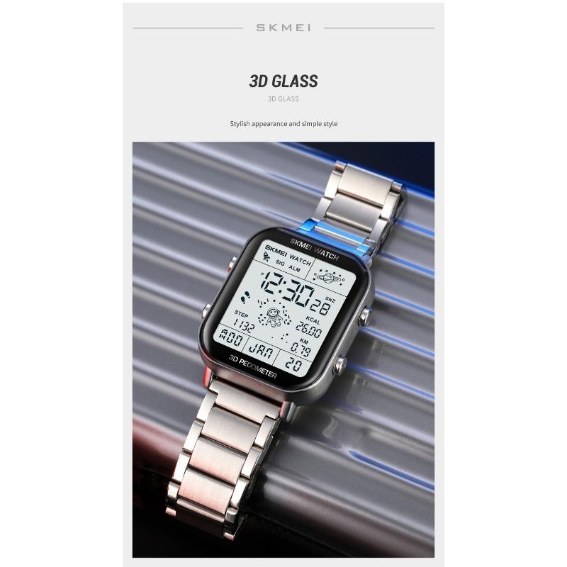 Skmei 1888 модные спортивные цифровые часы мужские секундомер обратный отсчет наручные часы календарь водонепроницаемые электронные часы