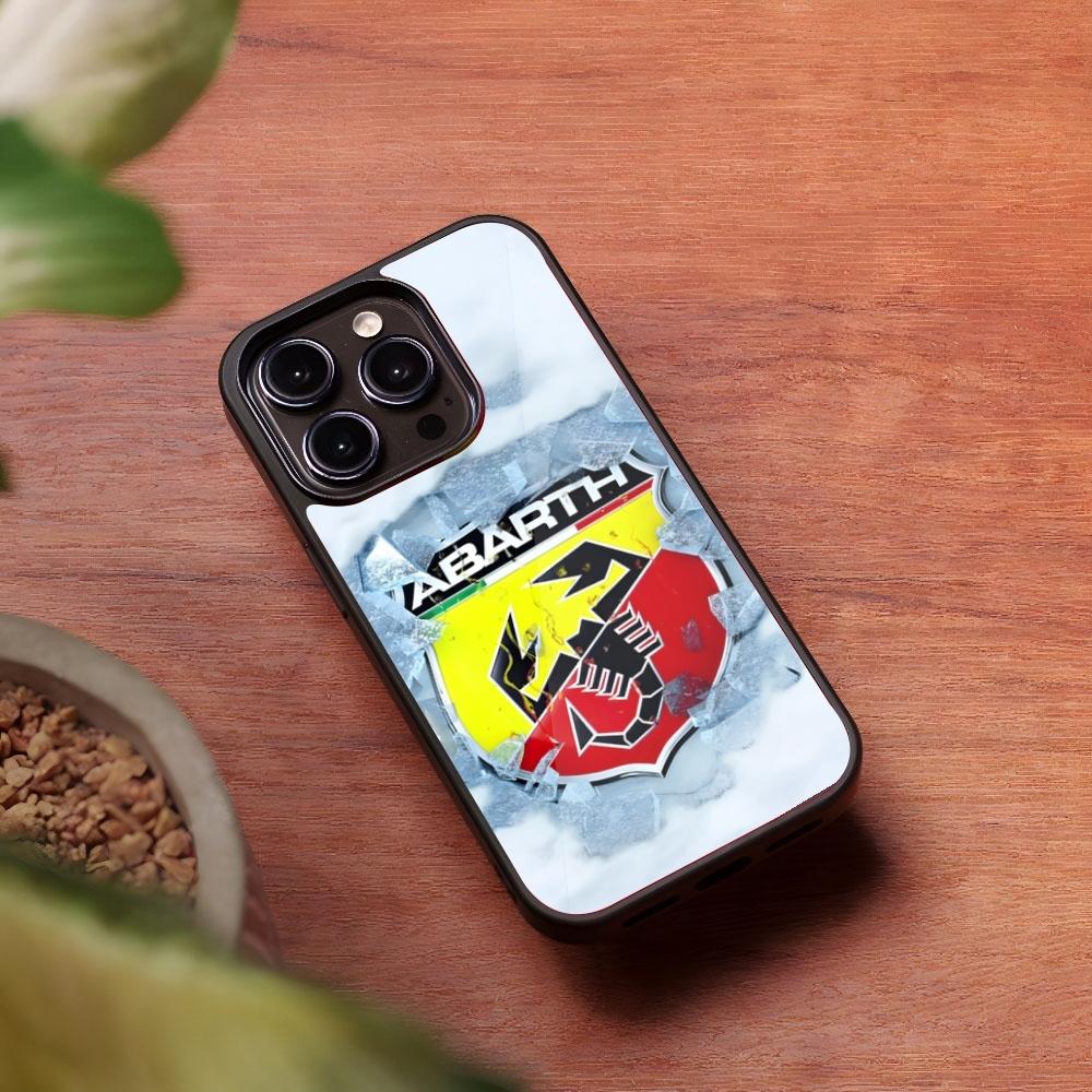 Чехол для телефона A-ABARTHs Italy для iPhone 16 15 14 13 Pro Max 12 11 Mini 7 8 Plus Se Xr X Xs Fundas Shell PC+TPU Cover