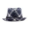 Клетчатая джазовая шляпа для мужчин, весна-лето, классическая клетчатая шляпа для женщин, британская винтажная панама, шляпа-федора, шляпа джентльмена, кепка с солнцезащитным козырьком