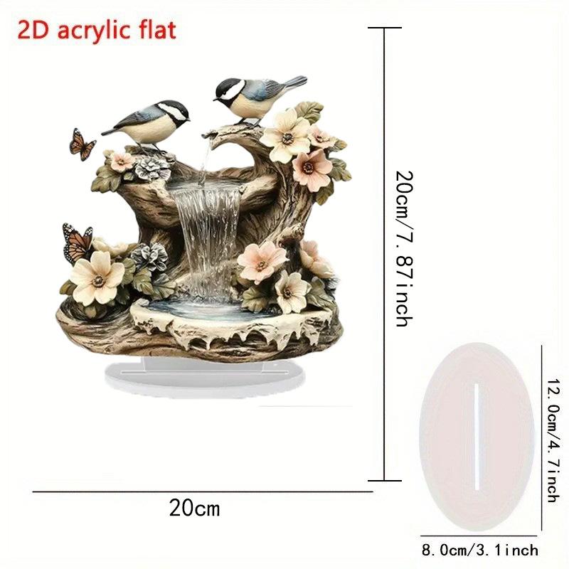 1 piece bird butterfly garden fountain home decoration ornament suitable for home decoration is an ideal gift for family members