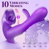 G Spot Vibrator Adult Toys for Women 7 Kissing Patterns, 7 Vibrations 10 Flapping Patterns, Wearable Vibrator Dildos, Adult Sex Toys Games