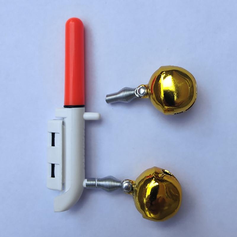 1Pc Bell Double Headed Throwing Rod Fishing Electronic Rod Light Luminous Stick Flash Led Removable Waterproof Night Tackle