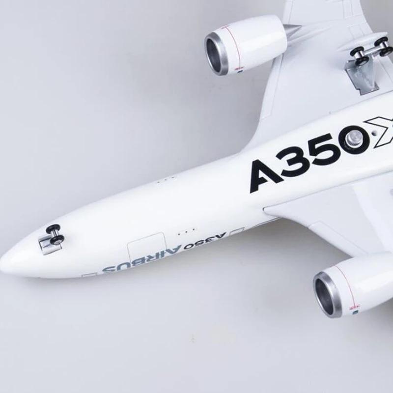1:142 Масштаб 47СМ Модель самолета Airbus A350 Прототип XWB Авиалинии Модели самолетов Литые самолеты с LED подсветкой Домашний декор