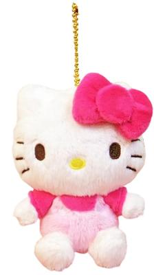 Nakajima Corporation Howahowa Hello Kitty MC розовый плюшевый талисман брелок с шариковой цепочкой В10.5xШ9xГ6см 143044-20