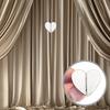 Heart-Shaped Curtain Magnets Curtain Buckles Keep Curtain Closed Curtain Closure Clips Prevent Light Leaking for Home Bedroom Bathroom Office