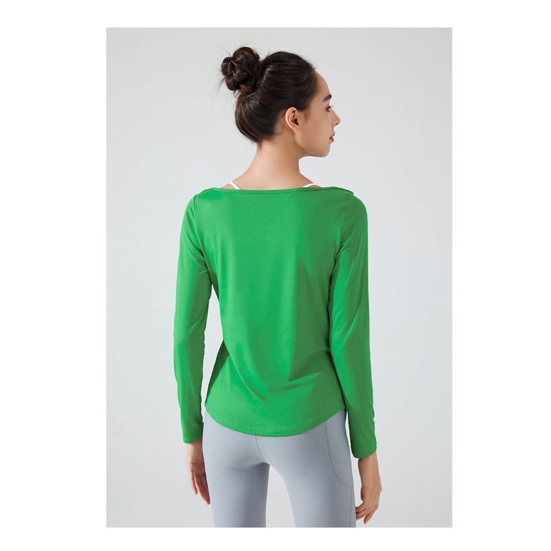 Женский осенний топ для йоги с длинным рукавом Slim Fit