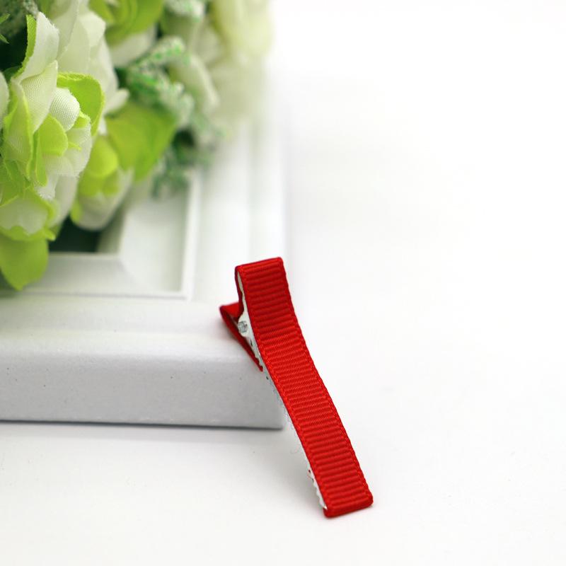 5 см Рифленый Тканевый Двойной Зажим-Уточка для Волос - DIY Детские Аксессуары для Волос