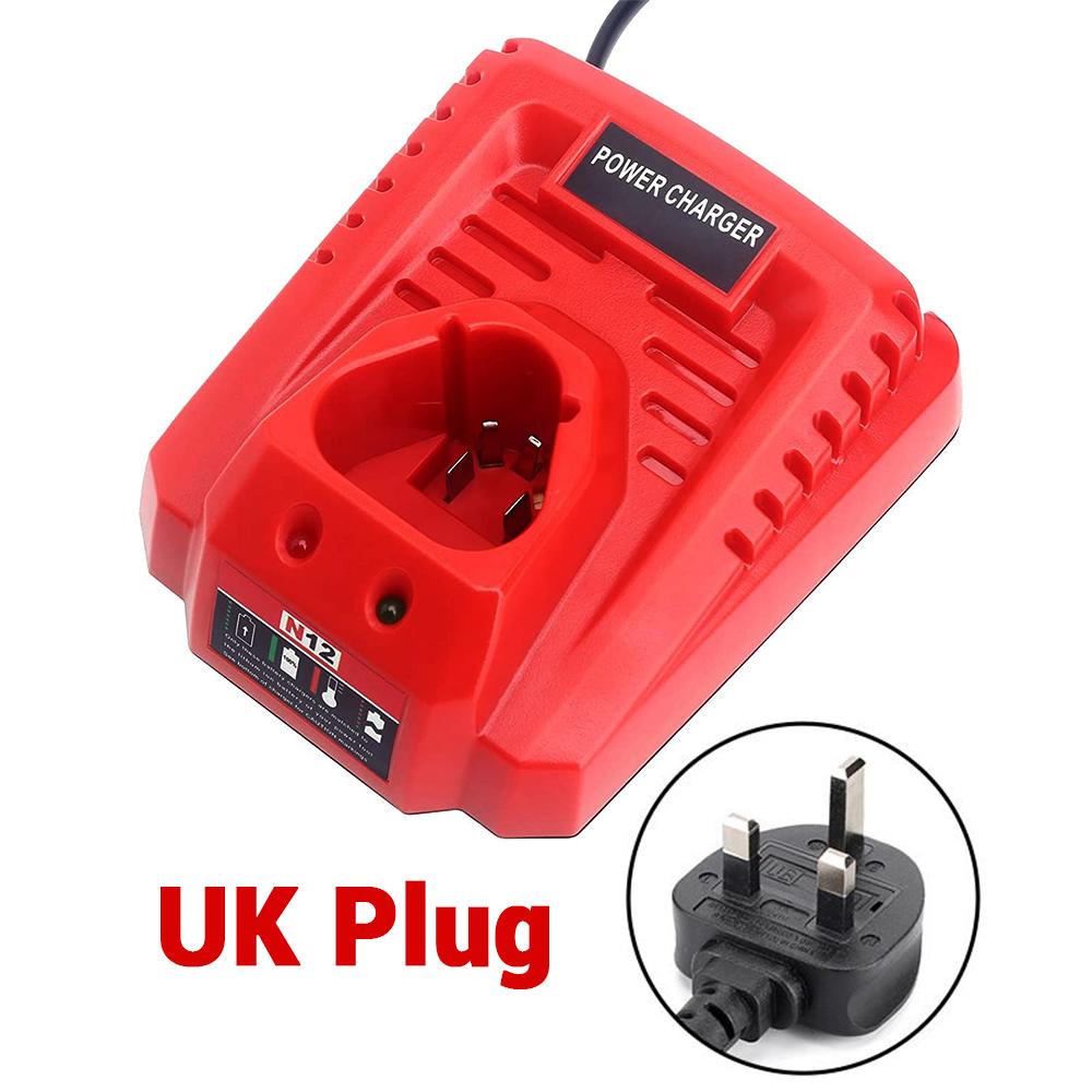 Зарядное устройство для литий-ионных аккумуляторов 3А 10,8В 12В Литиевое питание Замена Защита от короткого замыкания Для Milwaukee M12 N12 48-59-2401 48-11-2402