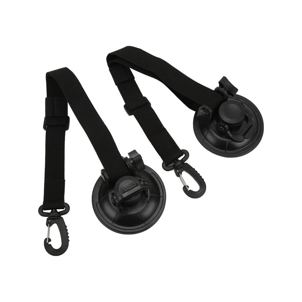 2 шт., 9 см, якорь на присоске, крепежный крючок, стяжки с карабином для бокового тента автомобиля