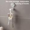 360-Degree Rotating Hook Strong Load-bearing Suction Cup Design Easy To Install Multipurpose Wall Hook Kitchen Utensil Organizer