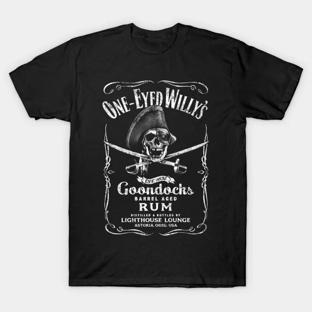 The Goonies One-Eyed Willy T-Shirt Sean Astin Josh Brolin Jeff Cohen Vintage Unisex T-Shirt