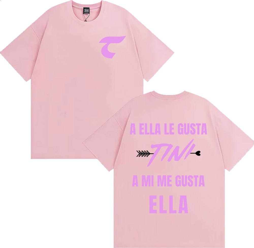 TINI STOESSEL A Ella Le Gusta Tini Print T Shirts Unisex WOMEN Clothing Harajuku High Street Tshirts Summer Tops Oversized T Shirt