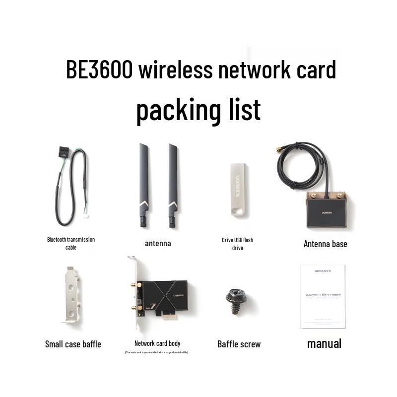 Ugreen Серия сетевых и WiFi адаптеров PCIe для настольных ПК (Китайская версия)
