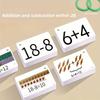 132 Карты Сложения и Вычитания в Пределах 0-10 Полный Набор, идеально подходящий для Раннего Развития Арифметических Способностей Умножение и
