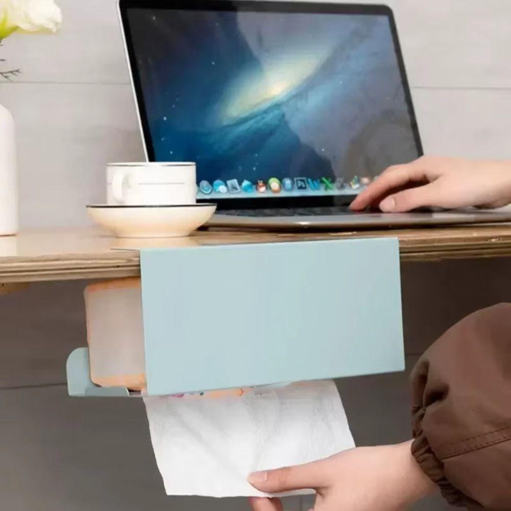 Under Cabinet Paper Towel Holder Strong Load-bearing Paper Towel Rack Tissue Box  Bathroom