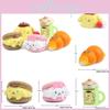 Creative Resin Food Scene Figurine With Cartoon Pompompurin Pudding For Home And Office