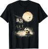 Vintage Opossum Halloween Funny Possum Pumpkin Spooky Moon T-Shirt