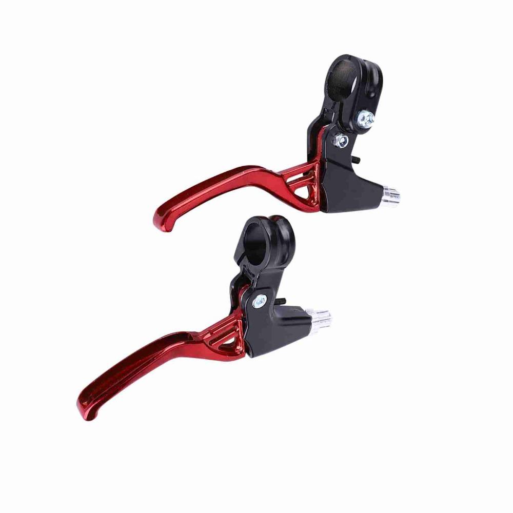 1 Pair Aluminum Alloy Bicycle Brake Levers 4 Finger Grip Bike Brake Handle ,Most Bicycle