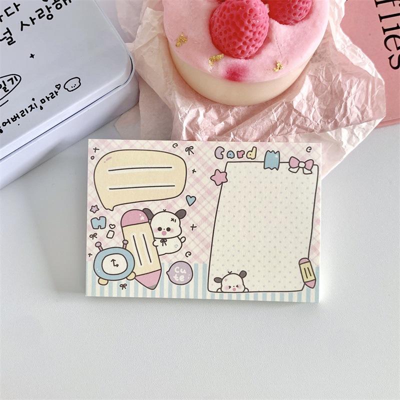 MINKYS 50 Sheets Kawaii Cartoon Memo Pads Paper To Do List Journal Note Paperlaria DIY Material Stationery