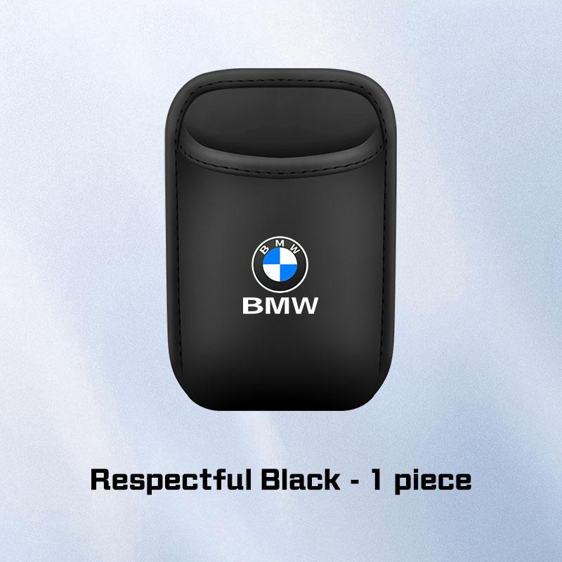 BBKH5 Leather Car Cup HolderFor BMW X1 X2X3 X5X6 X7 1 3 5 6 7 Series E46 E60 E90 E70 F15 G20 G30 G70 Seat Back/Door Drinks Storage Box