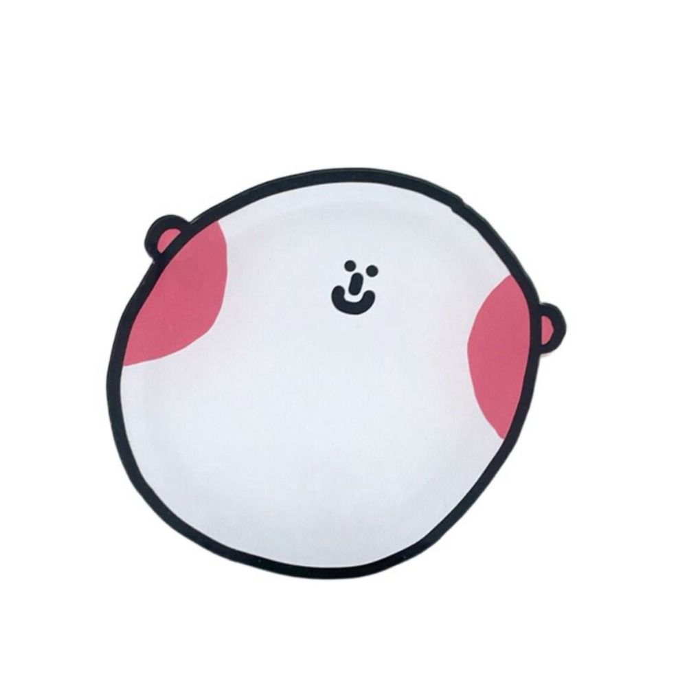 Милый смайлик, мультяшный, акриловый подстаканник, коврик под кружку, коврик под кофейные напитки, термостойкая подставка под миску