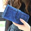 Women Wallet Faux Suede Long Matte Leather Lady Purse High Quality Female Wallets Card Holder Clutch
