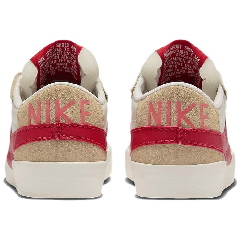 Nike Blazer Low 77 Jumbo Retro Low Top Skate Shoes Women Sneaker White Red DQ1470-005